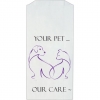 STOCK LOGO 5 x 2 x 10 White Prescription Bag - Your Pet our Care
